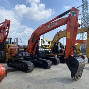 Excavatrice sur chenilles Hitachi ZX120 d'occasion du Japon, 95% neuve, composants moteur essentiels, forte puissance de creusement, garantie 1 an - Product Image 2