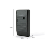 Lecteur de cartes RFID sans contact ISO14443A 125Khz IC ID RS232 RS485 Lecteur de cartes de contrôle d'accès IP67
