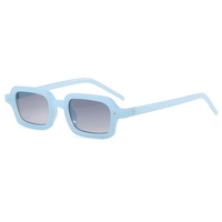 Lunettes de soleil Superhot Eyewear 25011 Fashion 2026 Vintage, petites lunettes rectangulaires de couleur bonbon, verres teintés, pour hommes et femmes