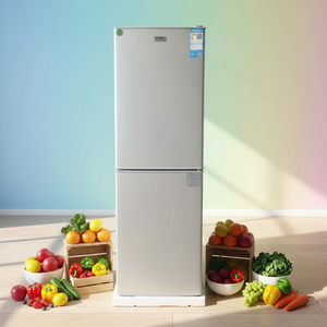 Congelatore <span class=keywords><strong>a</strong></span> Doppia Porta in <span class=keywords><strong>Acciaio</strong></span> Inox Chigo, Grande Capacità per Uso Domestico, Alberghiero ed Esterno, Garanzia di 1 ANNO, <span class=keywords><strong>Frigorifero</strong></span> con Congelatore Superiore <span class=keywords><strong>A</strong></span>+ - Product Image 6
