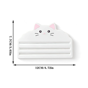 Grignoteur et extrudeur portable pour sachets de nourriture pour animaux, imprimé 3D motif chat mignon, outil pour figurines d'anime et objets de collection, 12cm*7.7cm, Modèle 544 - Product Image 5
