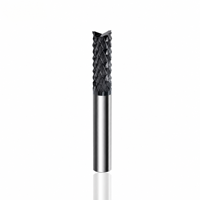 Fraise à maïs en fibre de carbone G10 robuste 3*3.175*12*38, fraise à queue en carbure massif pour CNC, outil de coupe CFRP résistant aux bris