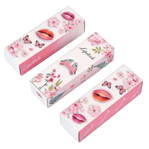 Boîtes d'emballage <span class=keywords><strong>pour</strong></span> rouge à lèvres <span class=keywords><strong>en</strong></span> carton premium, robustes, imperméables, élégantes, avec un design floral <span class=keywords><strong>pour</strong></span> les marques de cosmétiques et les détaillants de produits de beauté - Product Image 2