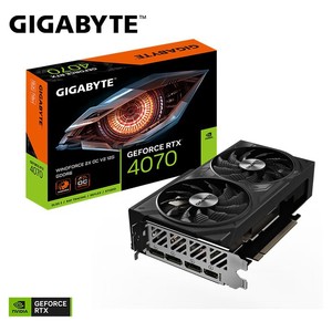 การ์ดจอ RTX 4070 WINDFORCE 2X OC 12Gb สำหรับเล่นเกมบนเดสก์ท็อป พร้อมพัดลมระบายความร้อน DirectX 12 รองรับการเชื่อมต่อ DP Output หน่วยความจำ 320 บิต สินค้าใหม่ 4 - Product Image 1