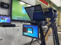 Téléprompteur professionnel de 22 pouces le plus populaire pour enregistrement vidéo, caméscope, annonceur, orateur et studio TV