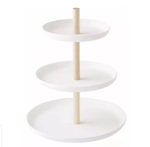 Kitchen rotating storage rack, multi-layer detachable basket shelf for storage