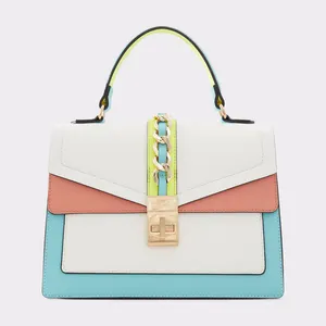 Sac en cuir personnalisé de luxe pour femmes sacs à main de créateur à bandoulière multicolores sacs à main et chaînes de marques célèbres