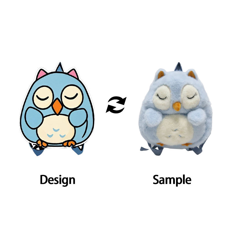 Borsa in peluche personalizzata