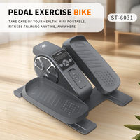 Exerciseur électrique de jambe d'ellipse de bureau pour le vélo d'exercice électrique compact silencieux de pédale avec la télécommande de moniteur d'affichage