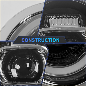 ชุดประกอบไฟหน้า LED 12V 6000K สีน้ำเงินสำหรับติดตั้งเพิ่มเติมอัปเกรดไฟหน้ารถสำหรับ BMW MINI COOPER R50/R51/R52/R53 2001-2007 - Product Image 4