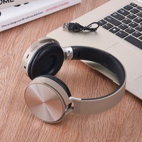 Casque sans fil haute fidélité pliable 950BT, écouteurs stéréo avec microphone, casque de jeu sur les oreilles