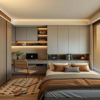 Sistema de Suelo Modular de Tatami Japonés, Plataforma de Muebles Personalizados para Dormitorio