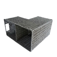 Fhxh — panier de rangement en rotin, plastique tissé à la main, fait à la main, osier, escalier, avec poignée, vente en gros