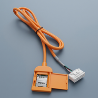 Adaptateur de câble stéréo 20 broches pour autoradio Android avec emplacement pour carte SIM 4G et câble d'extension pour lecteur DVD, gaine en PVC