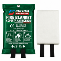Pochette de rangement pour couverture anti-feu en fibre de verre couleur personnalisée EN 1869:2019 pour les détaillants, distributeurs et importateurs italiens