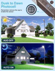 ไฟถนน LED สำหรับภายนอกอาคาร ไฟถนนทางหลวง ไฟถนนกันน้ำ 450w 100w 150w 200w โคมไฟ LED แบบ Shoebox - Product Image 4