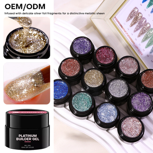 Профессиональный высококачественный не липкий, не нагреваемый, Платиновый твердый конструктор, коллекционный гель для ногтей, без замачивания, УФ-гель для наращивания ногтей - Product Image 2