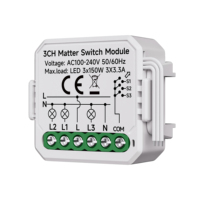 Interruptor de Luz Inteligente Tuya Zigbee con Control Táctil, Compatible con WiFi, Interruptores y Enchufes de Pared para Hogar Inteligente