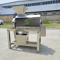 Commerciële tomatenpulper-afwerkmachine voor de productie van ketchup en puree, met aangepaste zeef- en spanningsopties