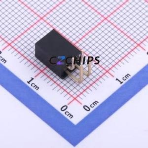 A2541HWR-2x2P Pin Socket Bent Lead Through Hole,P=2.54mm Connector 2x2P 2.54mm 2.54mm Square Hole - Product Image 2