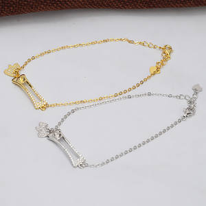 อุปกรณ์ทำเครื่องประดับเงินแท้ S925 สำหรับสร้อยข้อมือผู้หญิงแบบแฟนซี ปรับขนาดได้ 5.5-6.5 มม. สำหรับไข่มุก ผลิตภัณฑ์กึ่งสำเร็จรูป ประเภทตัวคั่น - Product Image 1