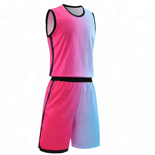 Top Verkäufe neues Modell beste Qualität atmungsaktives Netz Miami Basketball Uniform maßge schneiderte Team kleidung