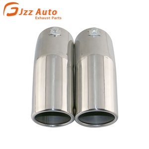 Tubo de escape doble de 2.5 pulgadas con doble entrada y doble salida, punta de escape de acero inoxidable para coche, puntas de escape dobles - Product Image 1
