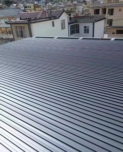 หลังคา<span class=keywords><strong>กระเบื้อง</strong></span>สองชั้นผนังฉนวนกันความร้อนที่ดีหลังคากระเบื้องเว้าและนูนหลังคาป้องกันแสงแดดอลูมิเนียมหยัก - Product Image 4