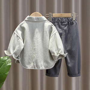 PSJ-Y0 Vente en gros de vêtements pour enfants, fabricant de vêtements pour garçons, ensemble de vêtements pour bébé garçon, vêtements de sport de luxe, ensemble de vêtements d'été pour garçon - Product Image 5