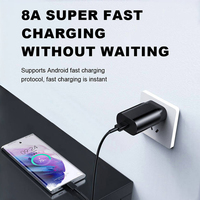 Câble de données USB-C vers C à charge ultra-rapide 8A avec gaine ABS et TPE pour S22/S23/S24/Note10/Note20, ordinateur et écouteurs, écologique