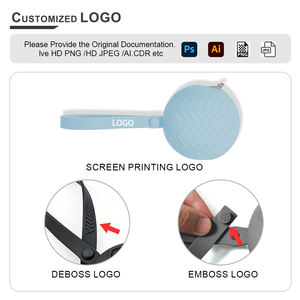 Estuche para Chupetes de Bebé de Silicona Blanca, Bonito, Libre de BPA, con Cierre de Cremallera y Diseño Circular - Product Image 3