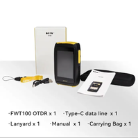 Écran tactile OPM VFL Mini optique OTDR OTDR réflectomètre optique fibre active testeur en direct 1310/ 1550nm 1650 20dB optique Otdr