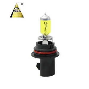 UGGV factory for car headlight lamp hid led 9004 60W / 55W 100W / 90W Yellow Halogen Headlight Bulb With CE