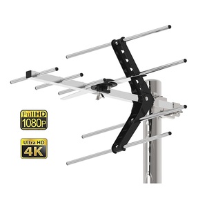 Antena UHF de Alta Ganancia <span class=keywords><strong>para</strong></span> <span class=keywords><strong>Exteriores</strong></span>, Receptor de <span class=keywords><strong>Televisión</strong></span> Digital Dvbt2, Antena de TV Yagi HDTV <span class=keywords><strong>para</strong></span> Canales Locales Gratuitos en 4K - Product Image 1