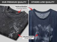 Maßgeschneiderte Regular-Fit Casual Designer 100% Baumwolle 220g Siebdruck Einfarbiges Blanko-Design Herren Kurzarm T-Shirts mit Logos