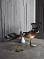 Chaise longue Lobster en cuir véritable, design décontracté, luxe léger, moderne, haut de gamme, meubles de salon pour la maison