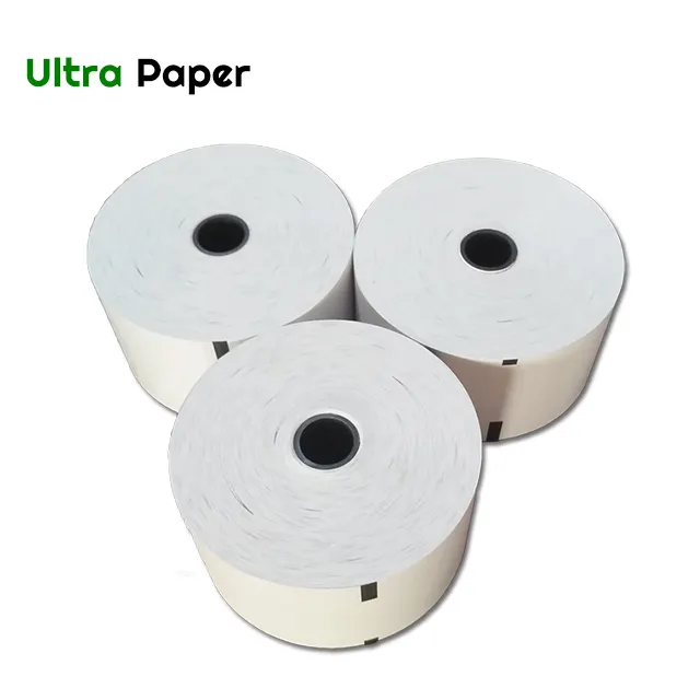 Plain Thermal Receipt Paper Roll 80x150mm 80x200mm for Ticket Machine