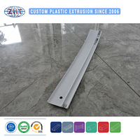 Profilé d'extrusion en PVC pour rail de rideau double, pour systèmes de rideaux de chambre d'hôtel