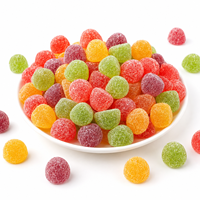 Bonbons gélifiés halal TikTok aux saveurs de fruits mélangés, sucrés et acidulés, en vrac, vente en gros, fabricant OEM ODM, marque privée