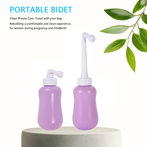 OEM/ODM <strong>2025</strong> <strong>New</strong> 360ml Portable Shattaf <strong>Bidet</strong> Bottle Large Travel <strong>Bidet</strong> Handheld <strong>New</strong> for Bathroom Cleaning Made of ABS Plastic - Product Image 2