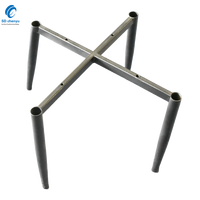 Base de remplacement en métal noir mat de 420mm pour chaise