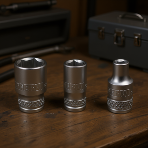 Fervi Hexagon <b>Socket</b> Wrench Normal Series 6mm 8mm 10mm Chrome Vanadium Steel - Product Image 3