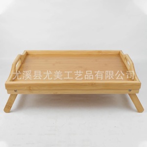 Simple <b>bamboo</b> bed tray small <b>table</b>, <b>bamboo</b> dormitory laptop <b>table</b>, lazy desk, ready stock wholesale. - Product Image 1