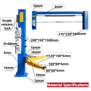 Pont élévateur à deux colonnes pour <span class=keywords><strong>garage</strong></span> et atelier, certifié CE, directement de l'usine - Product Image 3