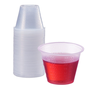 Gobelet doseur gradué en plastique 1oz 30ml transparent pour enfants - Product Image 3