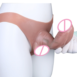 SXXY nuevo consolador curvo realista hueco pene Correa en bragas para lesbianas hombre silicona pene manga juguetes sexuales para parejas Gay - Product Image 5
