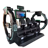 Simulateur de vol 9D VR, jeu de tir, 4 sièges, machine de réalité virtuelle avec écran HD