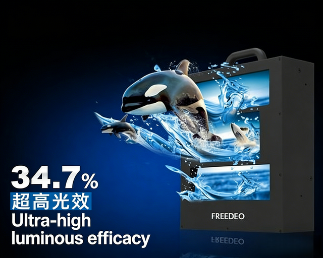FREEDEO 3-Channel Optical Passive 3D System for Cinema Projector High Light Efficiency Polarization Module China