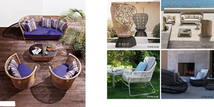 Ensemble <span class=keywords><strong>de</strong></span> canapés d'extérieur modernes en teck <span class=keywords><strong>de</strong></span> luxe, alliage d'aluminium et rotin - Meubles <span class=keywords><strong>de</strong></span> <span class=keywords><strong>jardin</strong></span> durables et imperméables pour villa, hôtel, cours - Product Image 3