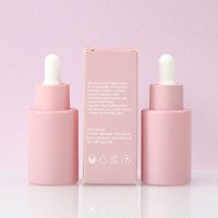 Vente en gros de boîte de papier d'emballage cosmétique personnalisé de rouge à lèvres brillant à lèvres rose de marque privée de luxe